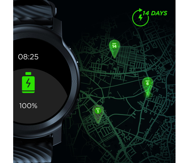 Motorola moto watch 100 czarny - 1101151 - zdjęcie 3